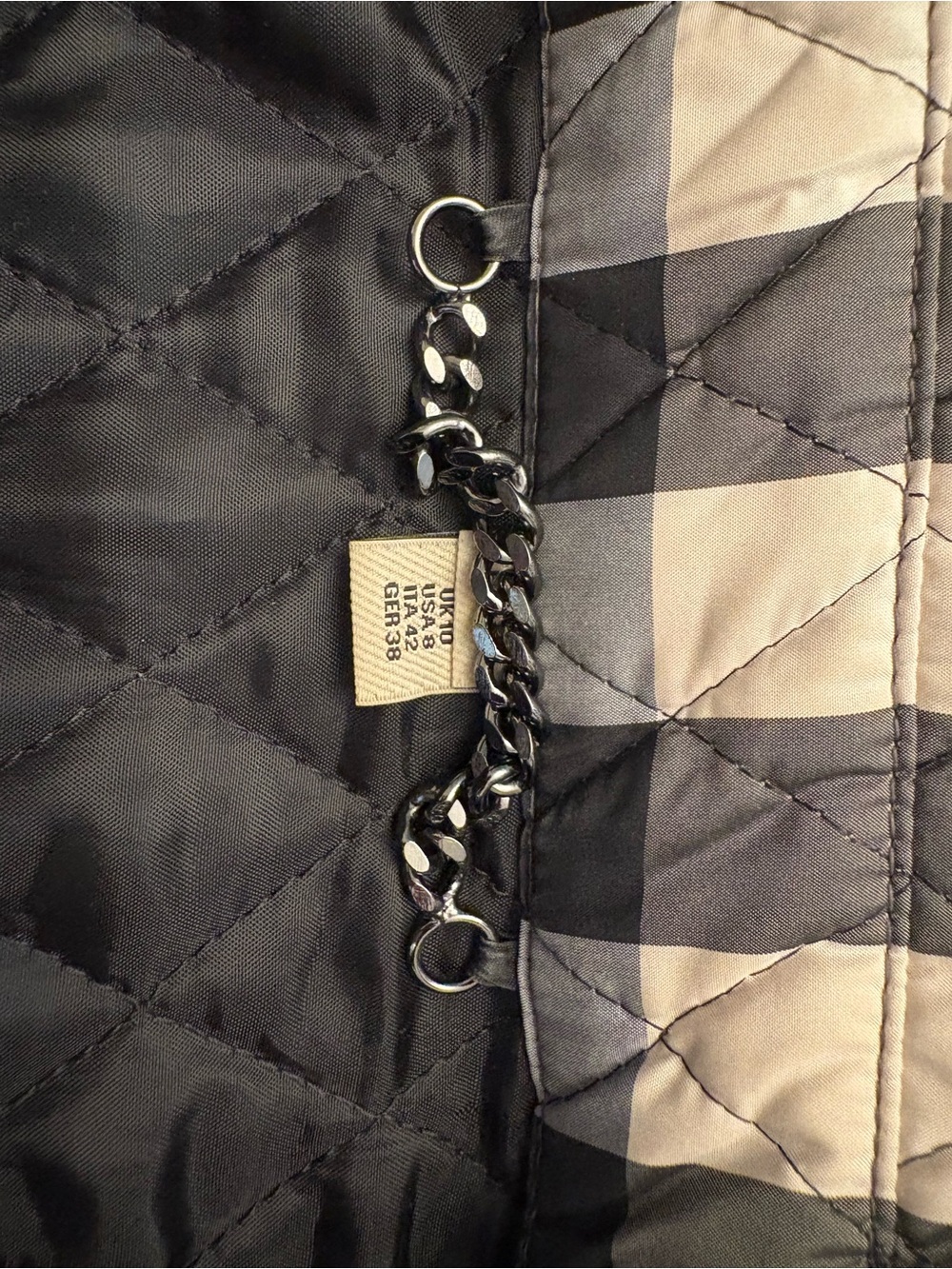 BURBERRY PEPLUM QUILTED JACKET !! - Picture 5 of 8